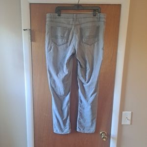 Gray pull on jeans